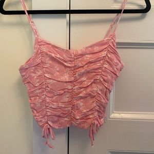 Pink crop top